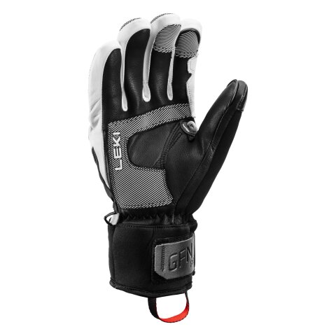 Ski rukavice Leki Griffin Pro 3D White