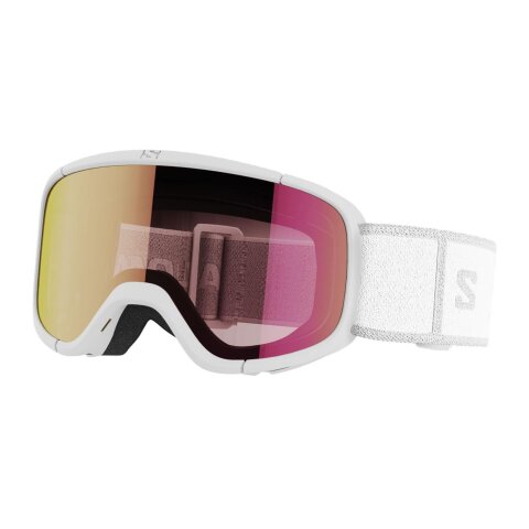 SKI MASKA SALOMON LUMI JR WhiteUNI Ruby S2