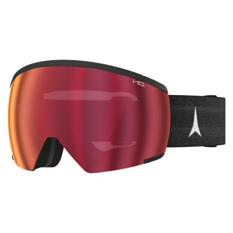 MASKA ATOMIC REDSTER WC L-fit HD S2-S3+ 3 EXTRA LENSES Blk