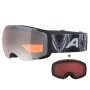 SKI MASKA ALPINA FALERA MAG Q-FLEX-LITE Blk/Q Lite Silver S2 +EXRA LENS Pink S1