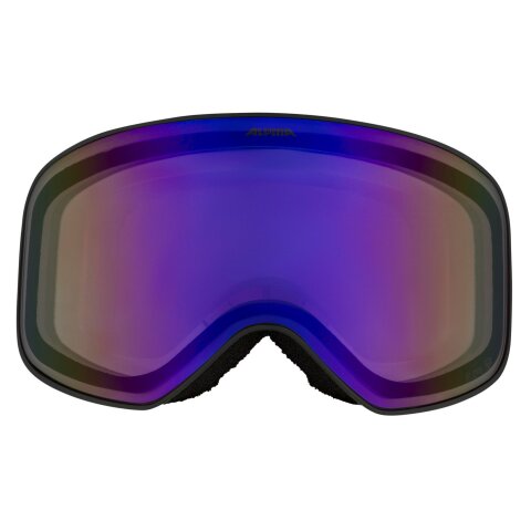 SKI MASKA ALPINA SLOPE QUATTROFLEX Matt BlkQ Blue S2