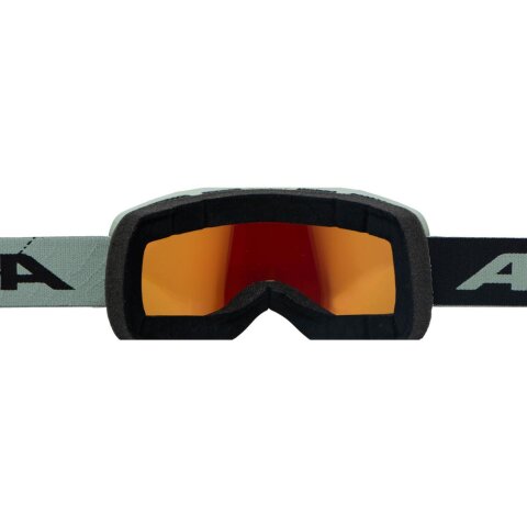 SKI MASKA ALPINA TAOS QUATTROFLEX Matt BlkGreenQ Green S2