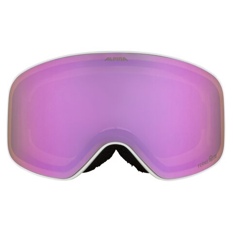 SKI MASKA ALPINA FERNIE Q-LITE Matt WhiteQ-L Rose S2 S-Fit