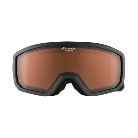 SKI MASKA ALPINA SCARABEO JR Matt Blk/Ora S2 6-10 god