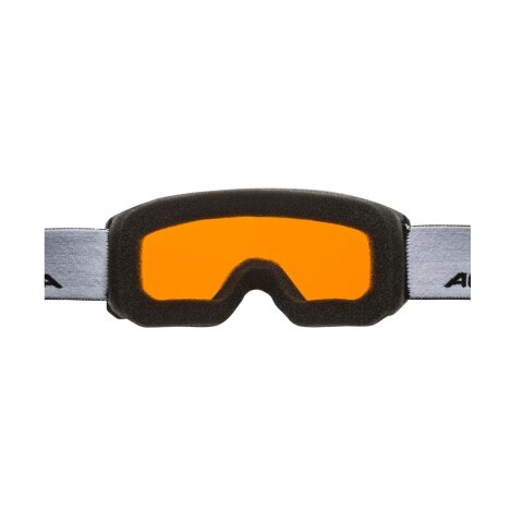 SKI MASKA ALPINA SCARABEO JR Matt Blk/Ora S2 6-10 god