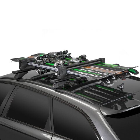 KROVNI DRŽAČ ZA SKIJE MENABO YELLO ALU BLACK 6 PARA