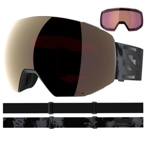 SKI MASKA SALOMON RADIUM PRIME SIGMA MAGNETIC Blk S3+ EXTRA LENS S1