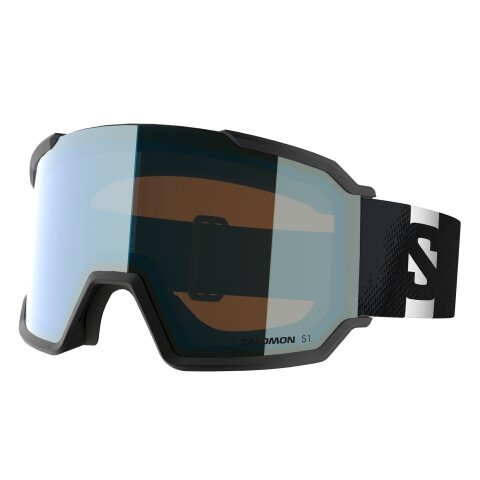 SKI MASKA SALOMON SVIEW 3 BlkLight Blue S1 M-fit